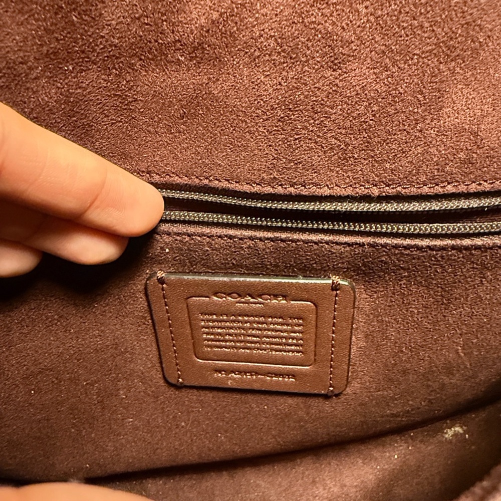 Coach Marlie Blue Top Handle Satchel - Picture 3 of 5